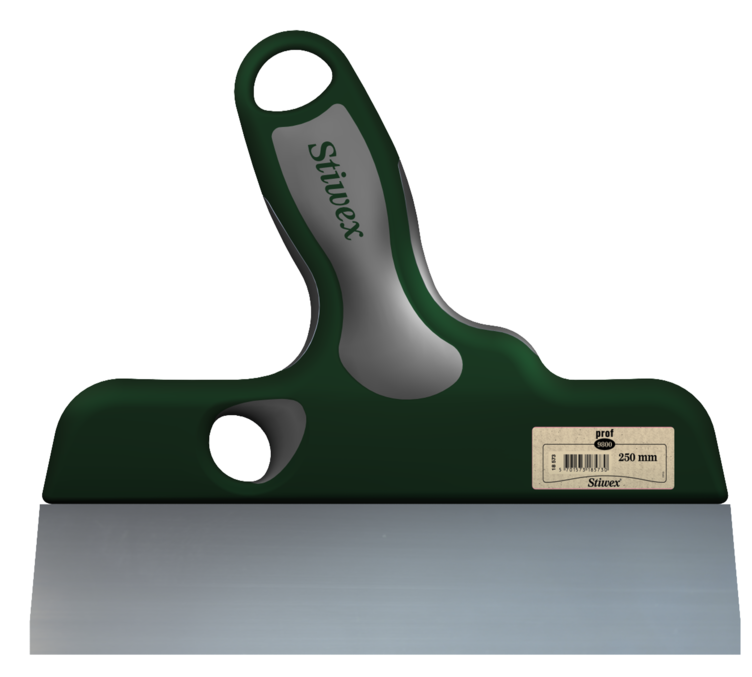 Stahlspachtel, breit